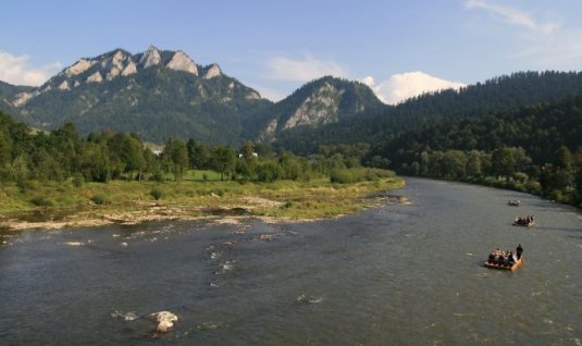 O descenso do rio Dunajec em Pieniny
